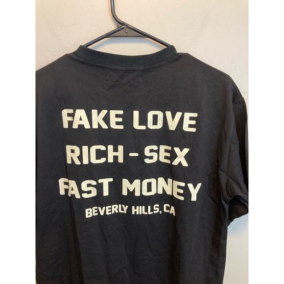 Homme + Femme Hotel Beverly Hills Black Short Sleeve T-Shirt NEW Men's Small - Picture 6 of 6